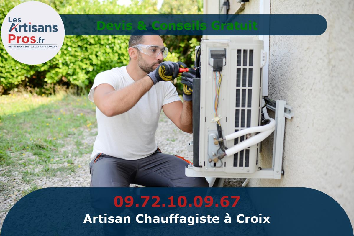 Chauffagiste à Croix