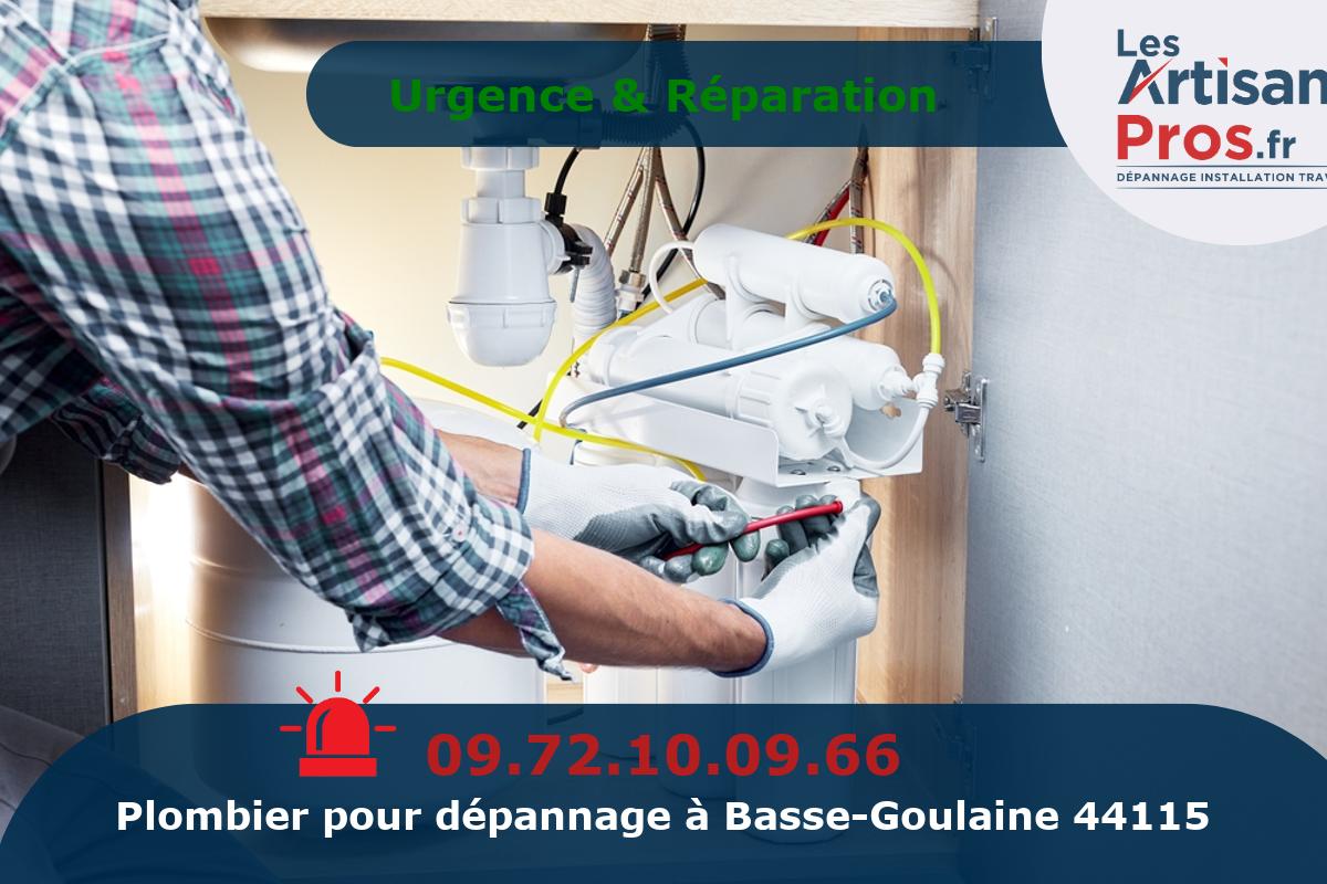 Dépannage de Plomberie Basse-Goulaine