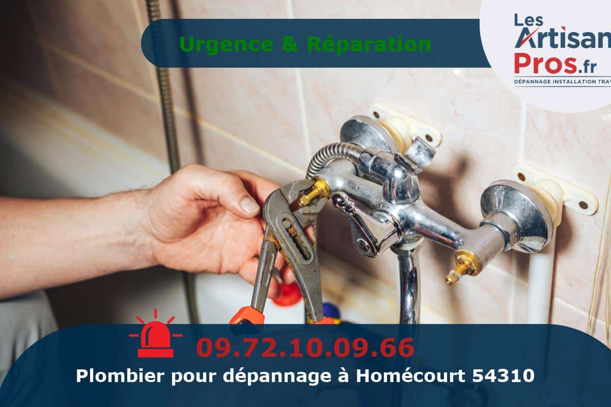 Dépannage de Plomberie Homécourt