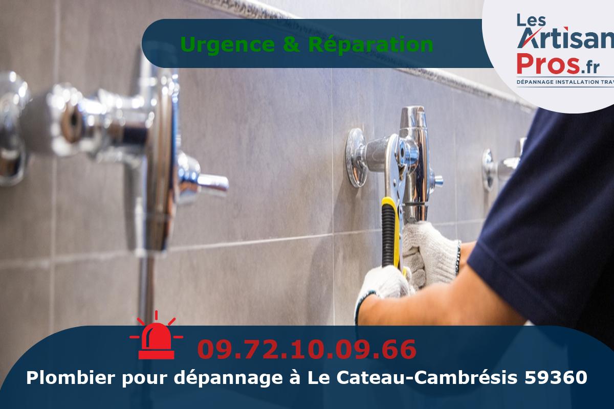 Dépannage de Plomberie Le Cateau-Cambrésis