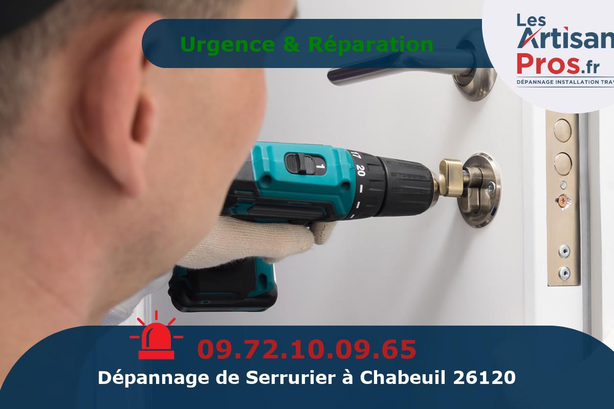 Dépannage Serrurerie Chabeuil