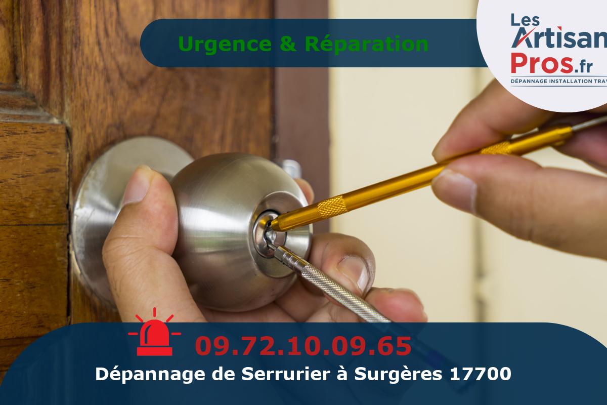 Dépannage Serrurerie Surgères