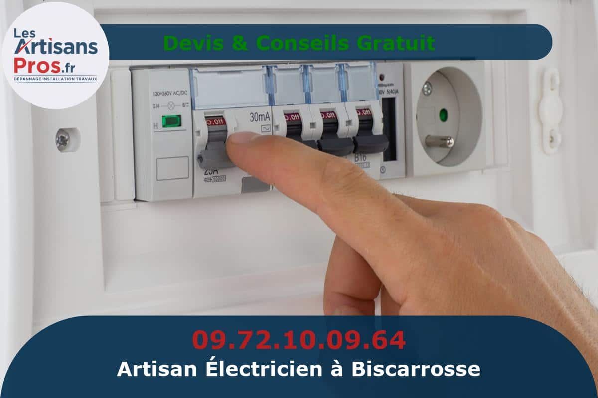 Électricien à Biscarrosse