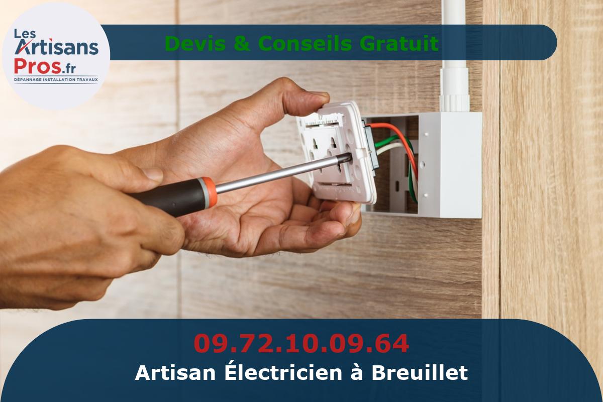 Électricien à Breuillet