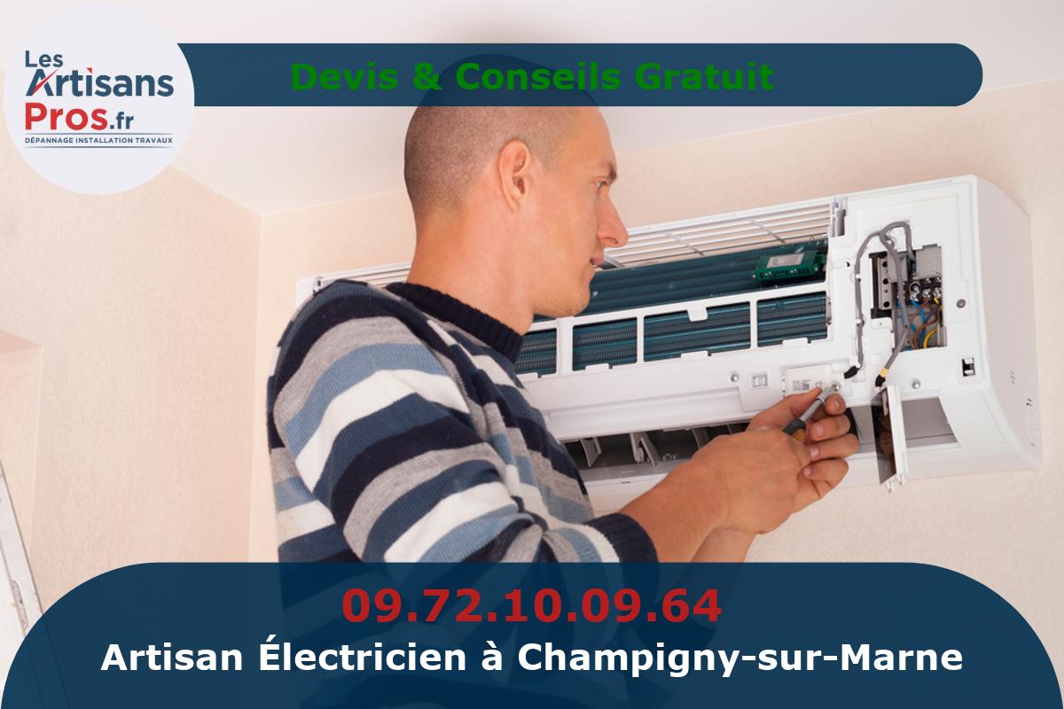 Électricien à Champigny-sur-Marne