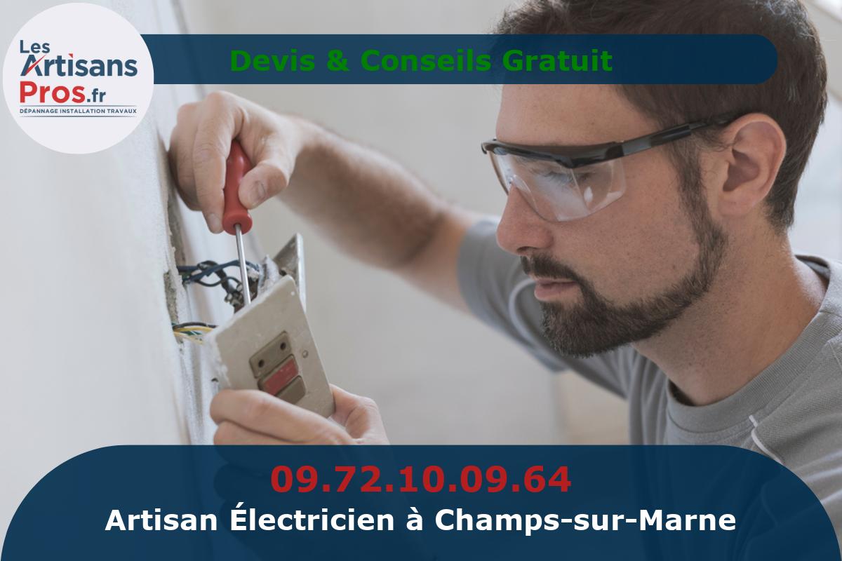 Électricien à Champs-sur-Marne