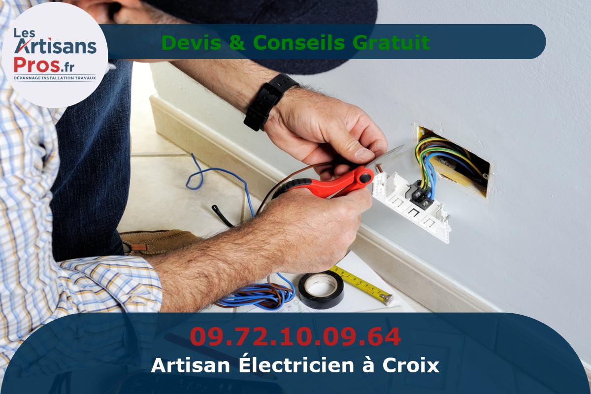 Électricien à Croix