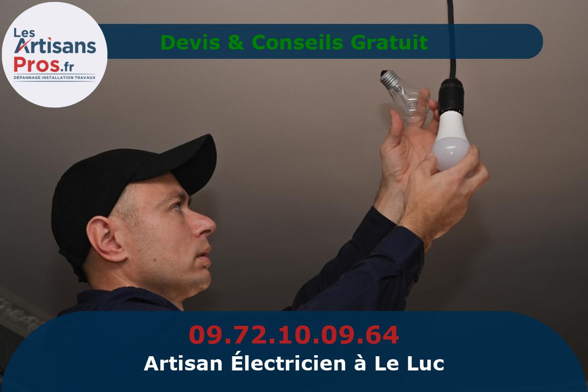 Électricien à Le Luc