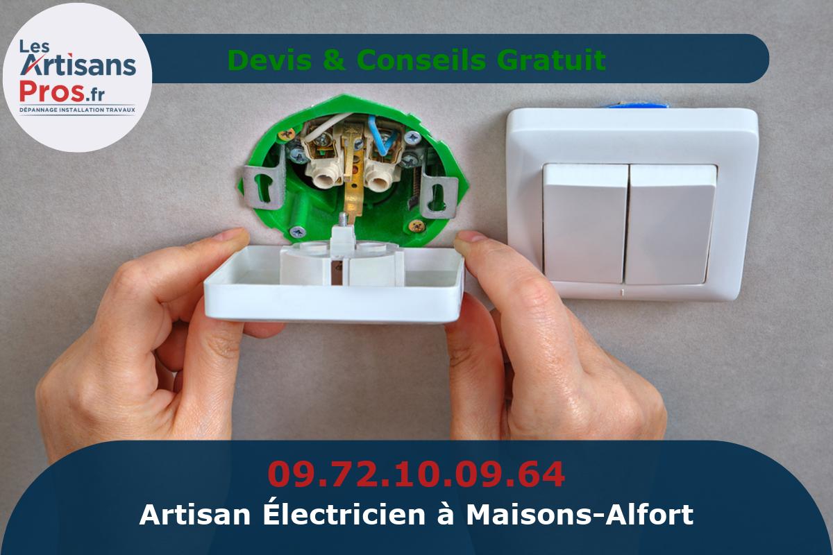 Électricien à Maisons-Alfort