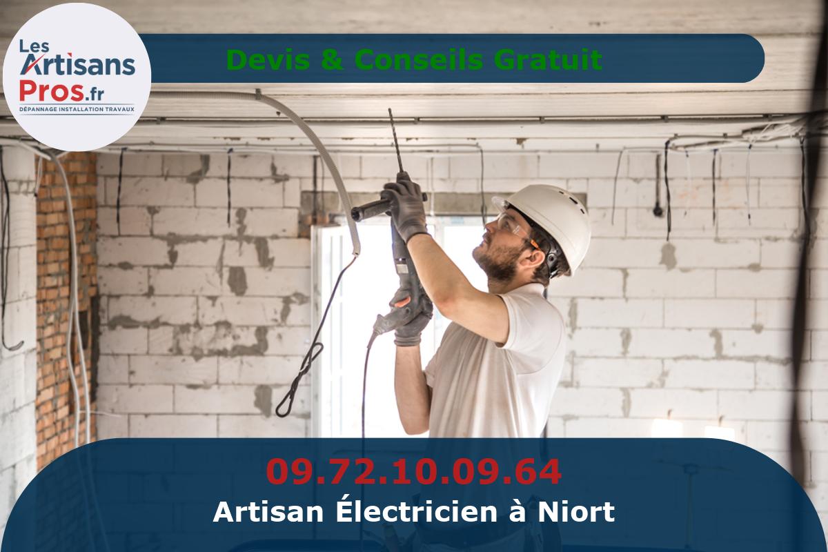 Électricien à Niort