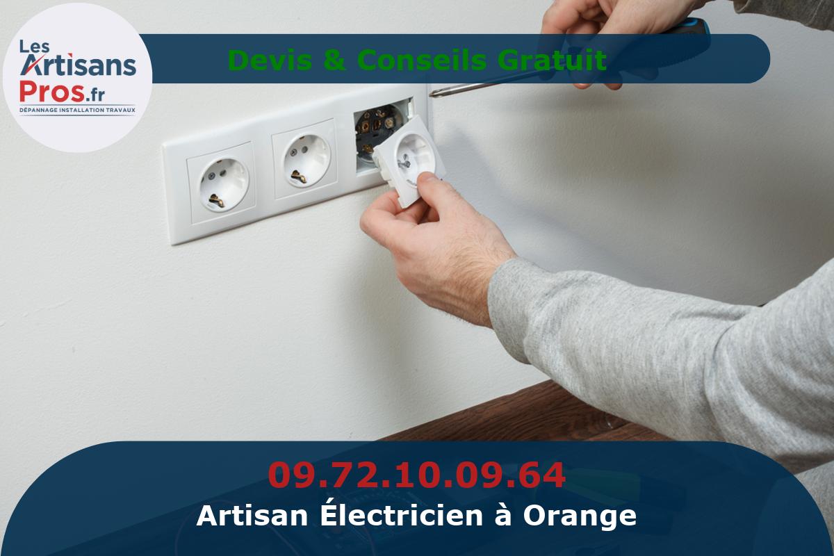 Électricien à Orange