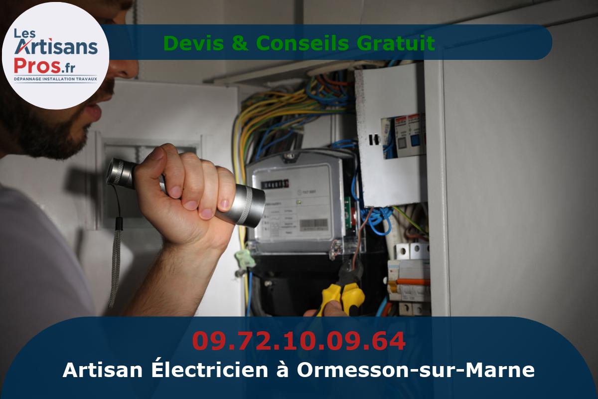 Électricien à Ormesson-sur-Marne