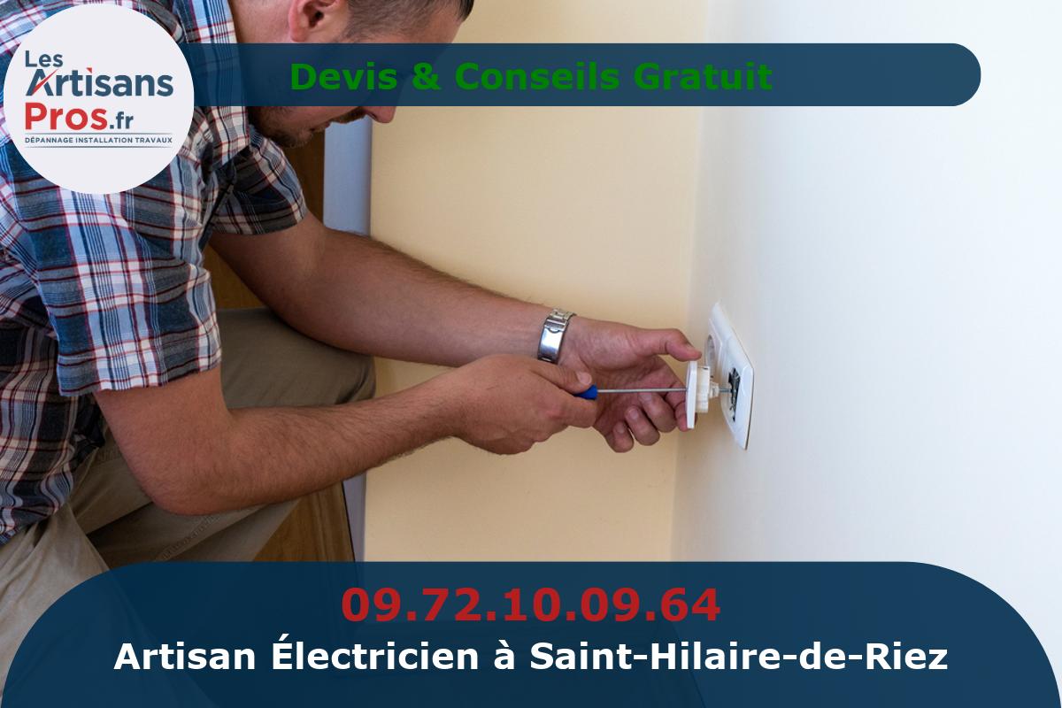 Électricien à Saint-Hilaire-de-Riez