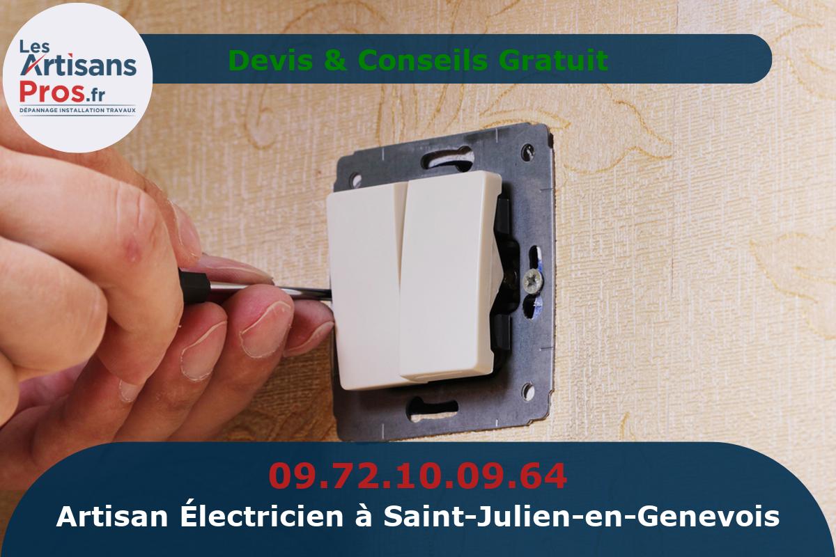 Électricien à Saint-Julien-en-Genevois