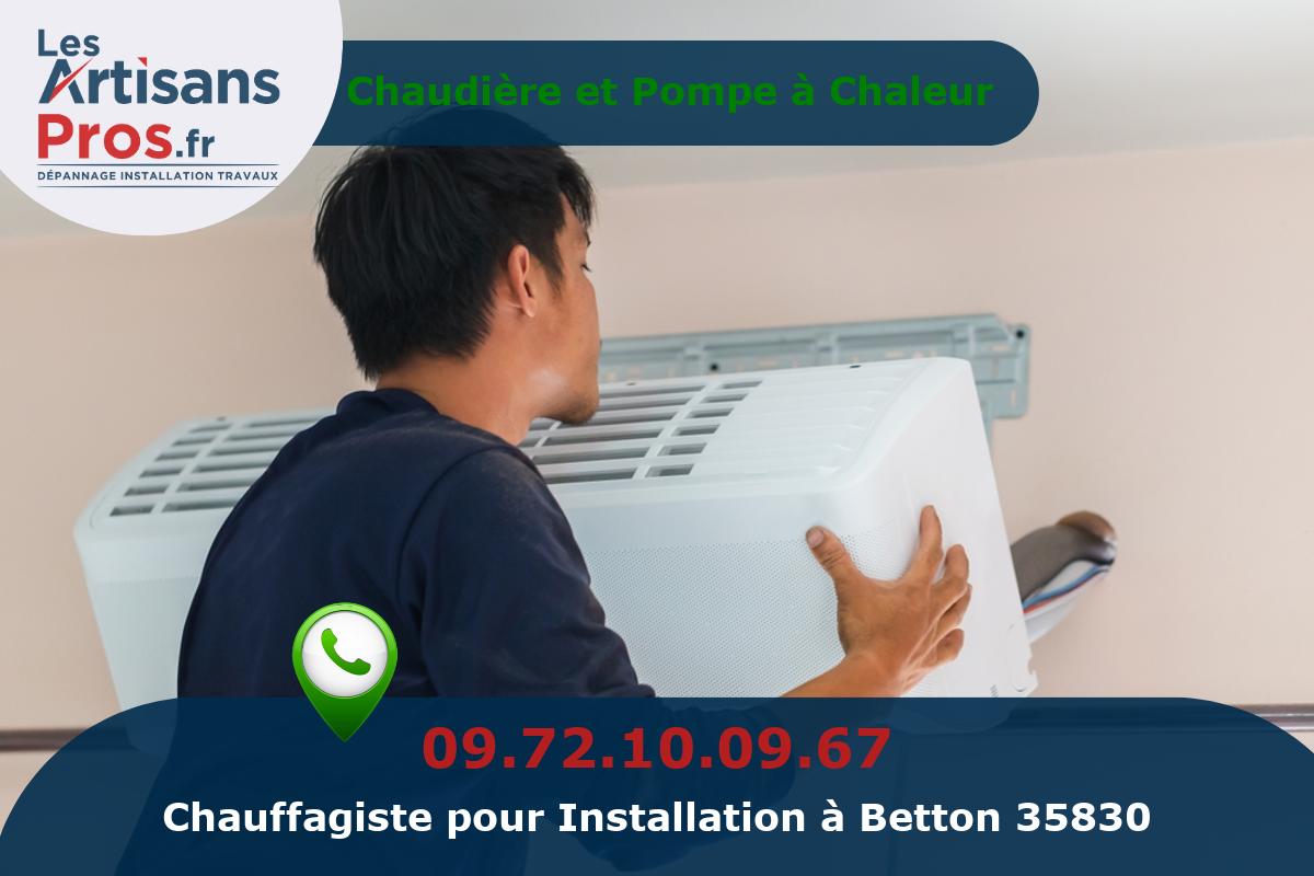 Installation de Chauffage Betton