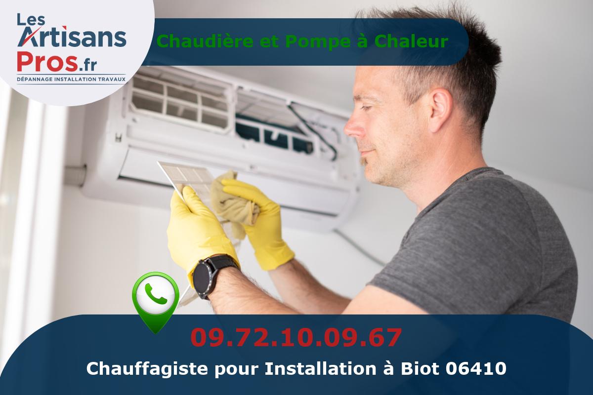 Installation de Chauffage Biot