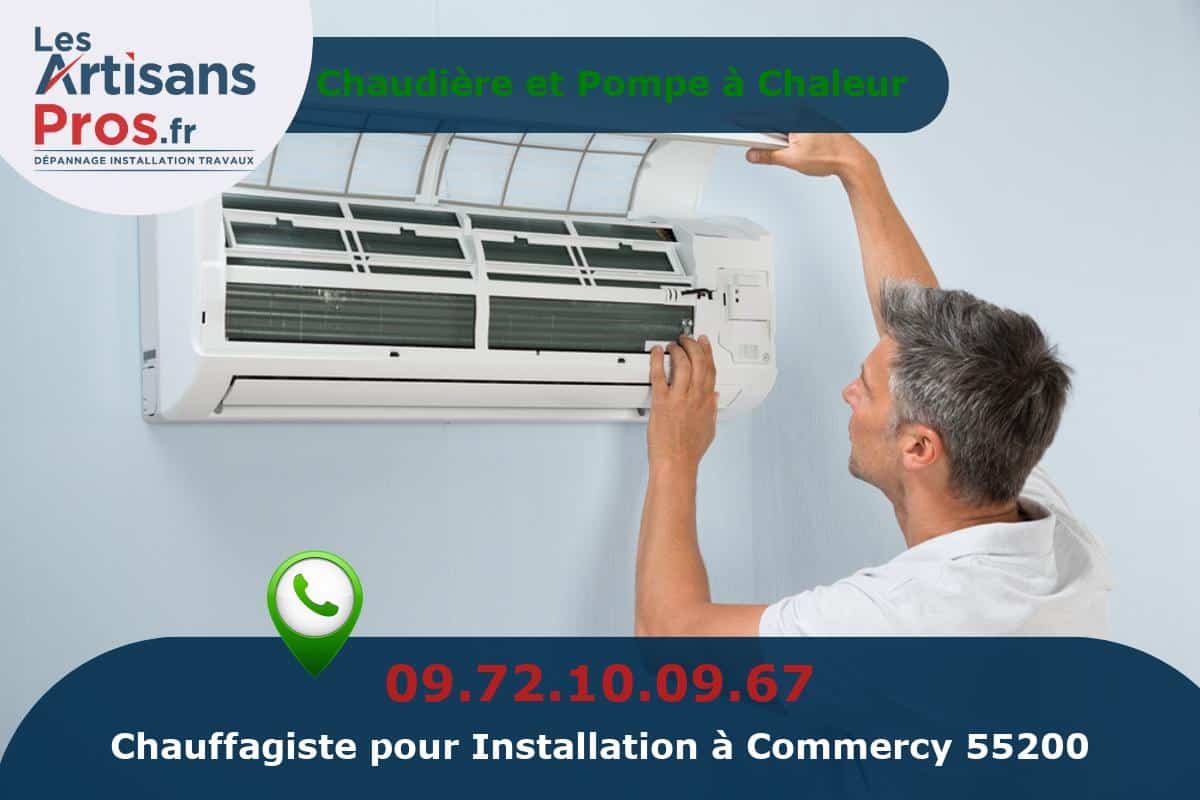 Installation de Chauffage Commercy