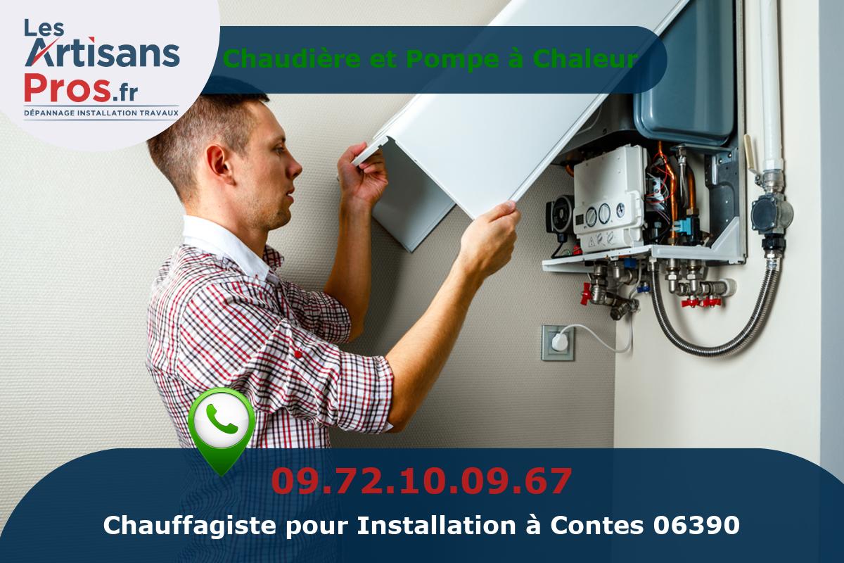 Installation de Chauffage Contes