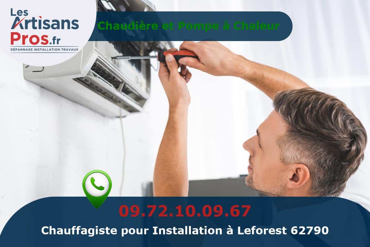 Installation de Chauffage Leforest