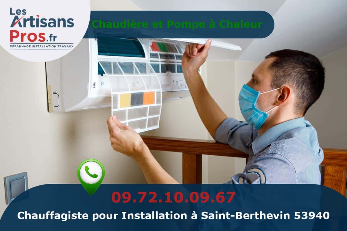 Installation de Chauffage Saint-Berthevin