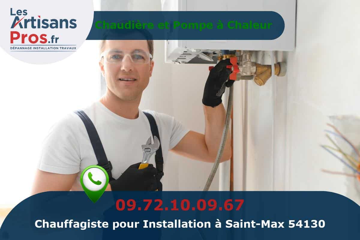 Installation de Chauffage Saint-Max