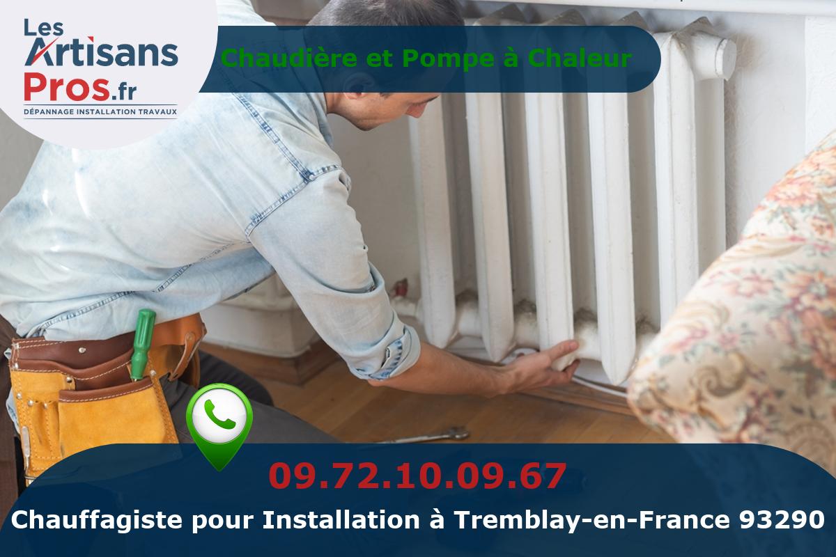 Installation de Chauffage Tremblay-en-France