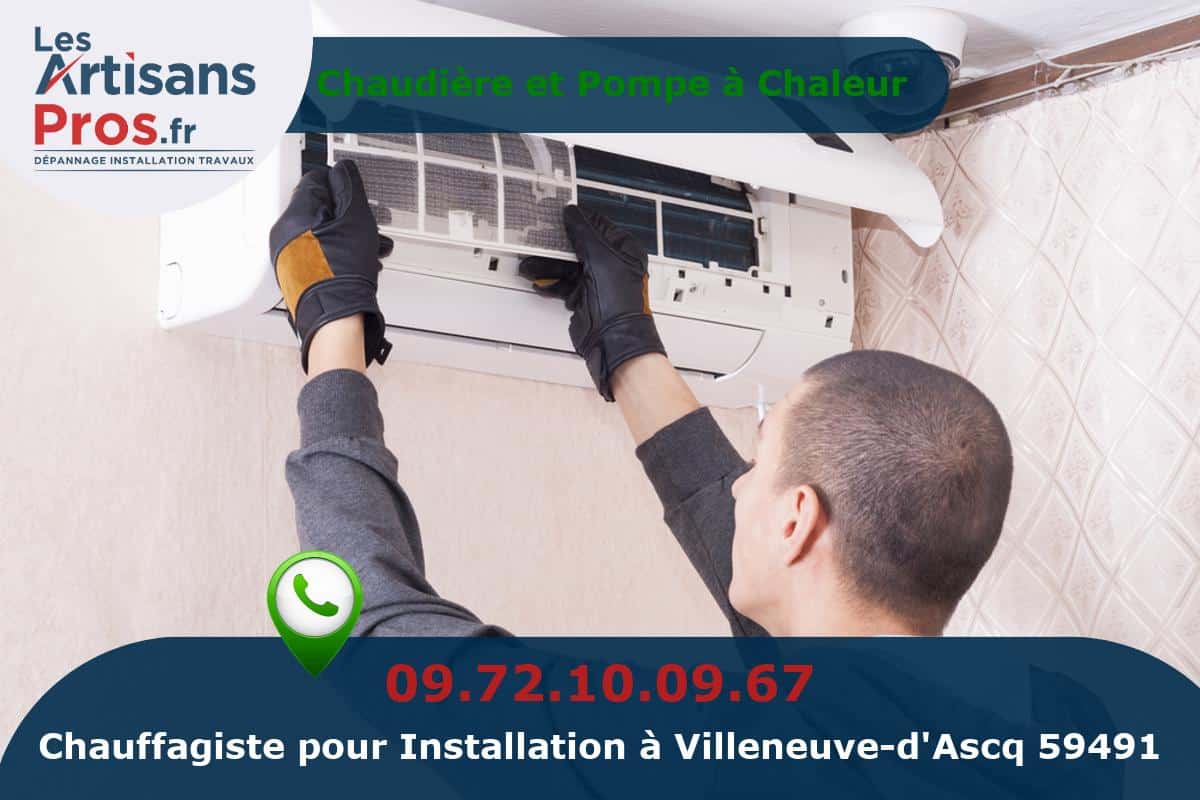 Installation de Chauffage Villeneuve-d’Ascq