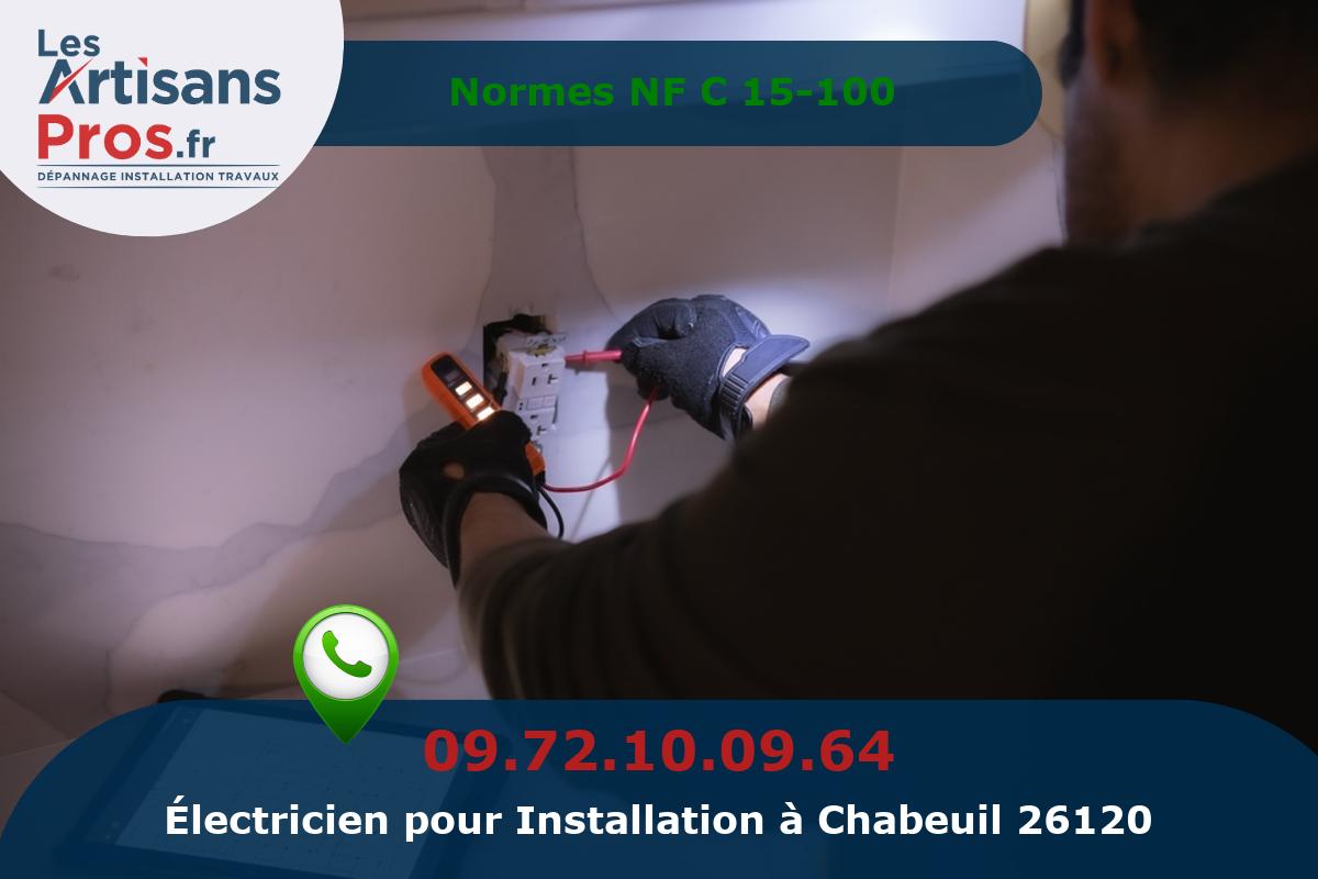 Installation Électrique Chabeuil