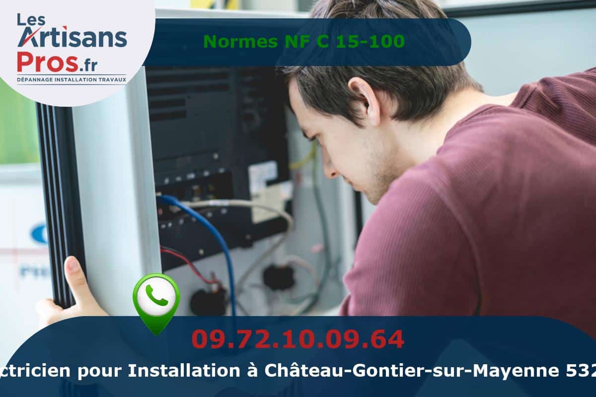 Installation Électrique Château-Gontier-sur-Mayenne