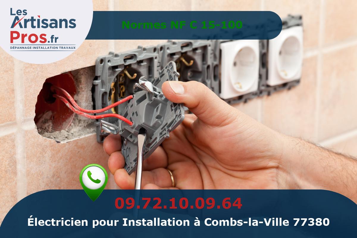 Installation Électrique Combs-la-Ville