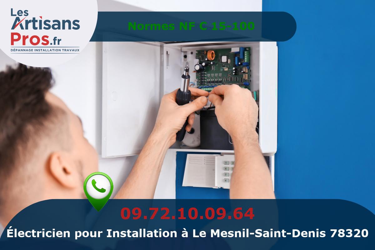 Installation Électrique Le Mesnil-Saint-Denis