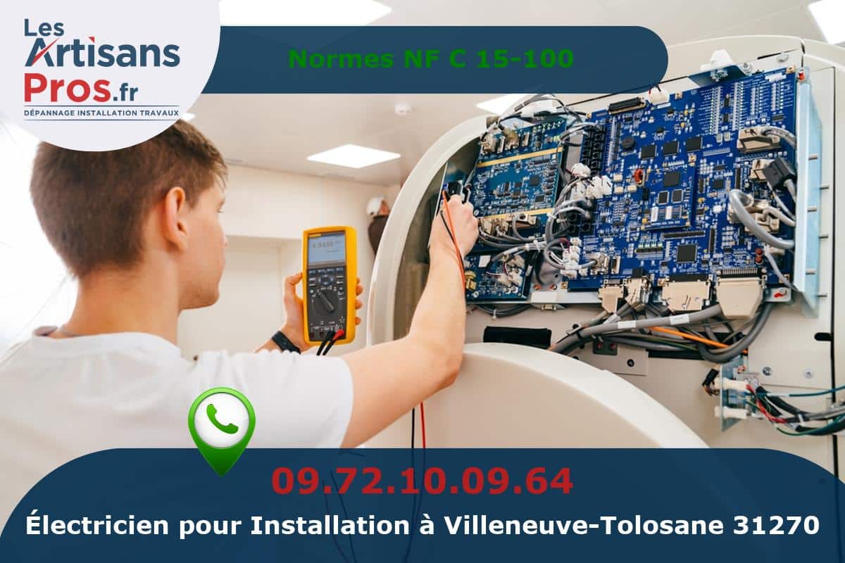 Installation Électrique Villeneuve-Tolosane