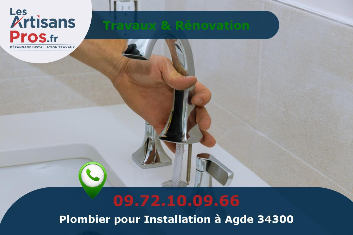 Installation de Plomberie Agde