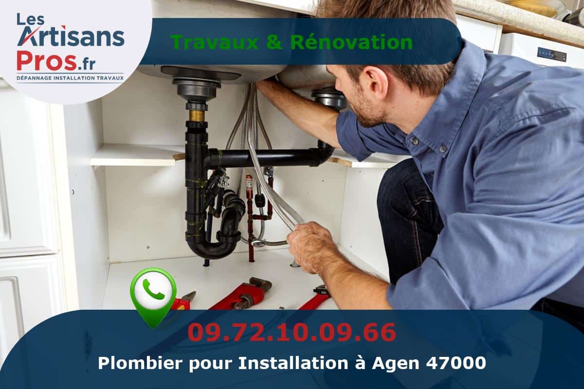 Installation de Plomberie Agen