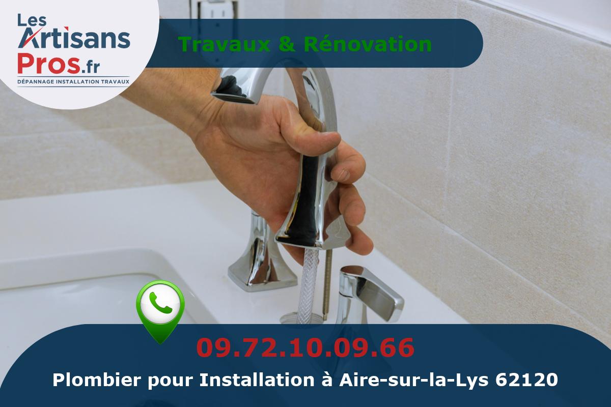 Installation de Plomberie Aire-sur-la-Lys