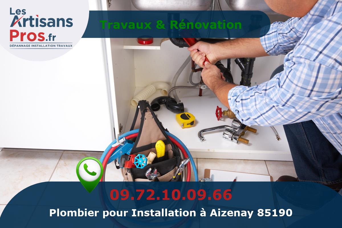 Installation de Plomberie Aizenay