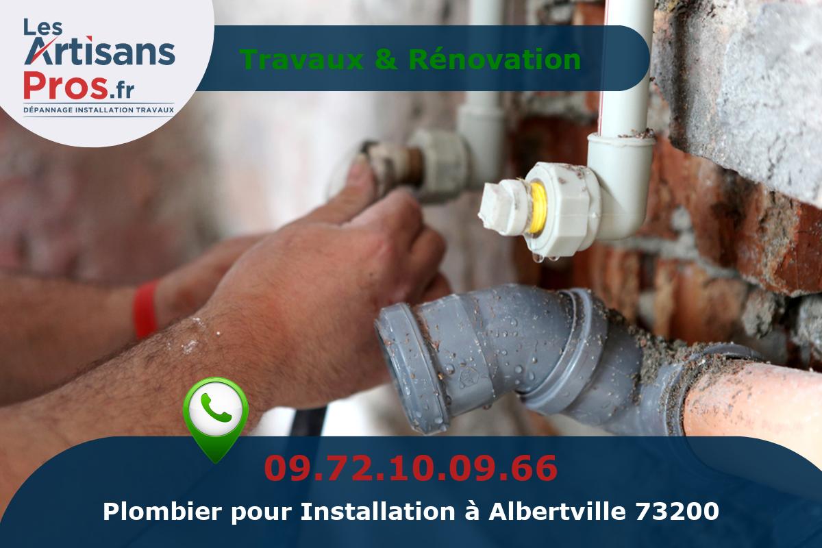 Installation de Plomberie Albertville