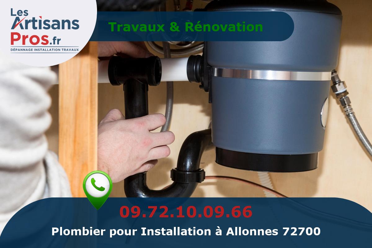 Installation de Plomberie Allonnes