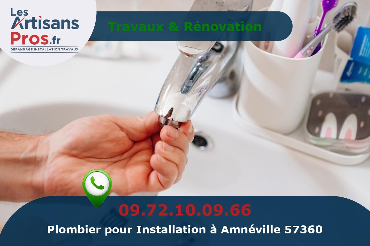 Installation de Plomberie Amnéville