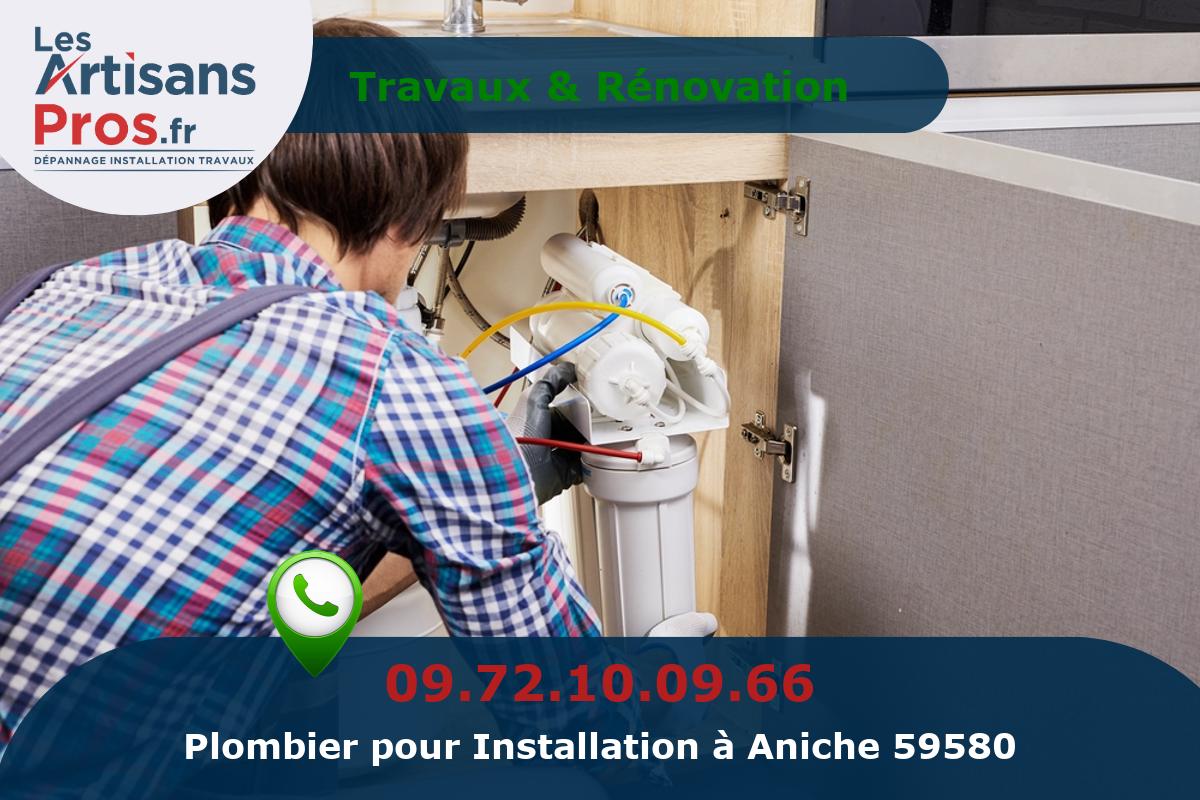 Installation de Plomberie Aniche