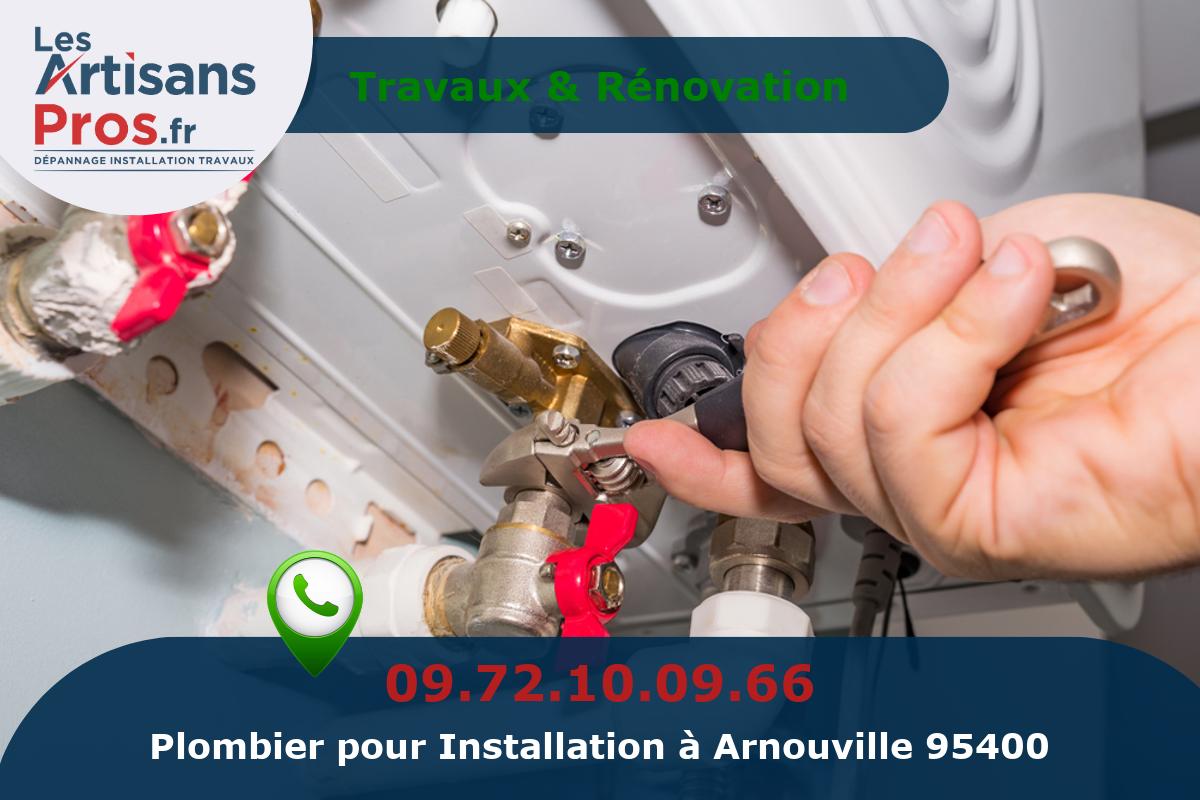 Installation de Plomberie Arnouville