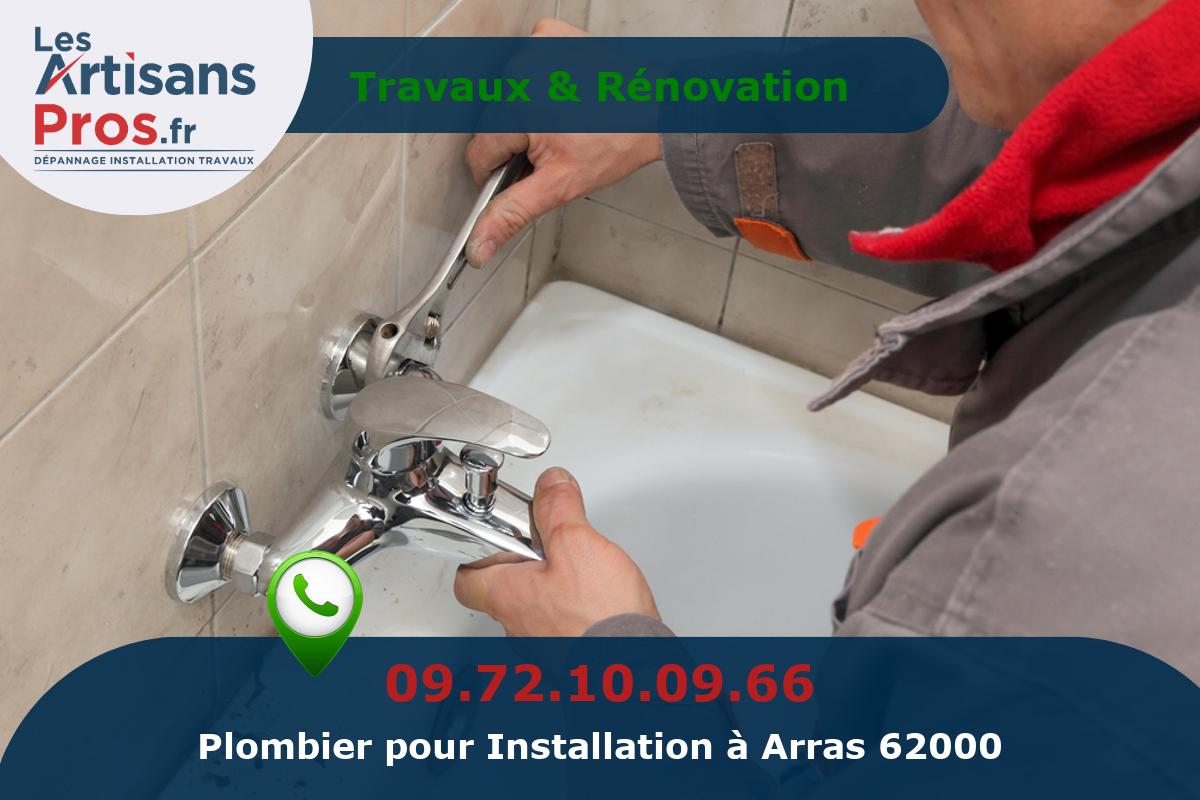 Installation de Plomberie Arras