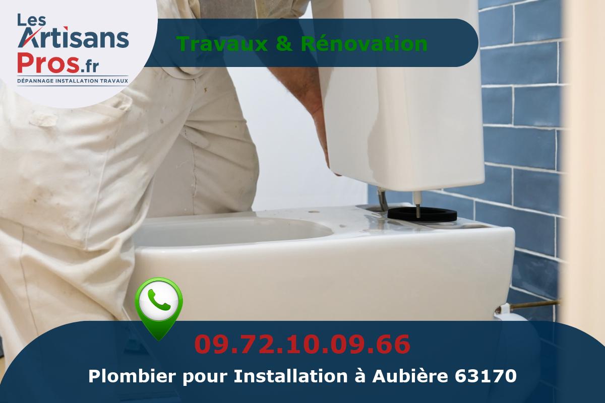 Installation de Plomberie Aubière