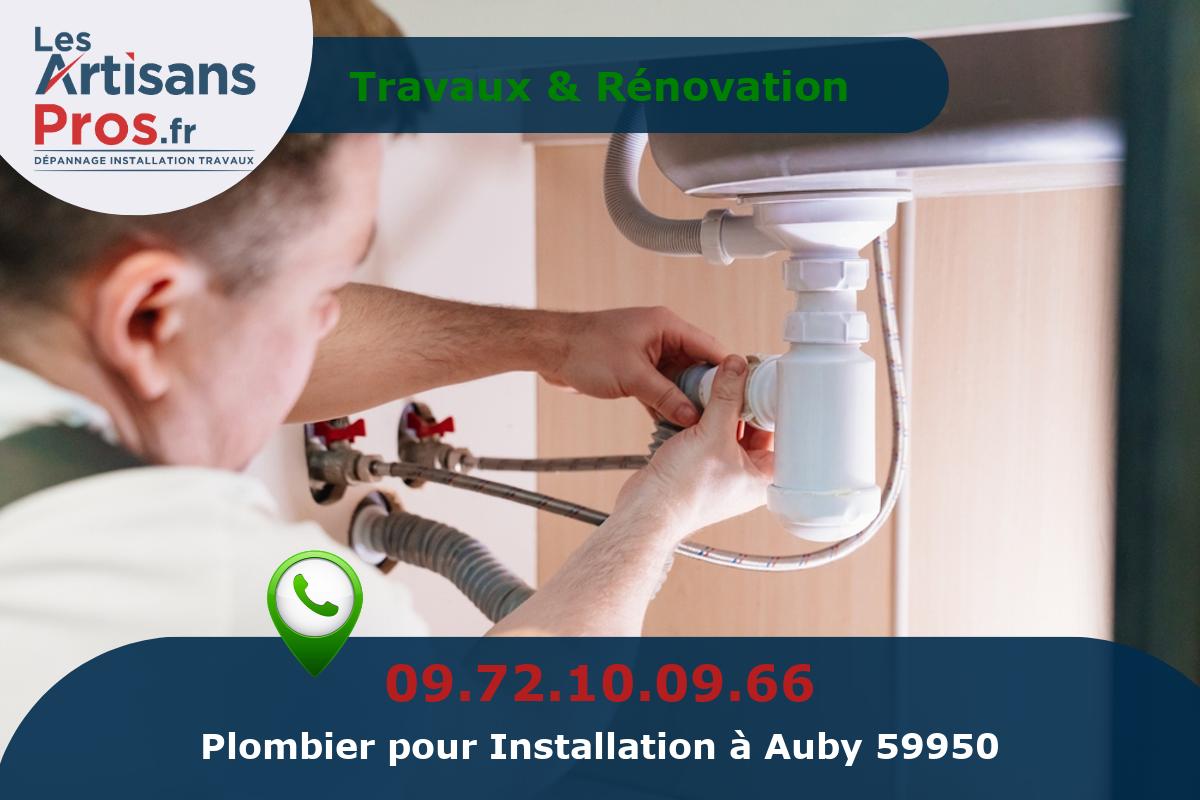 Installation de Plomberie Auby