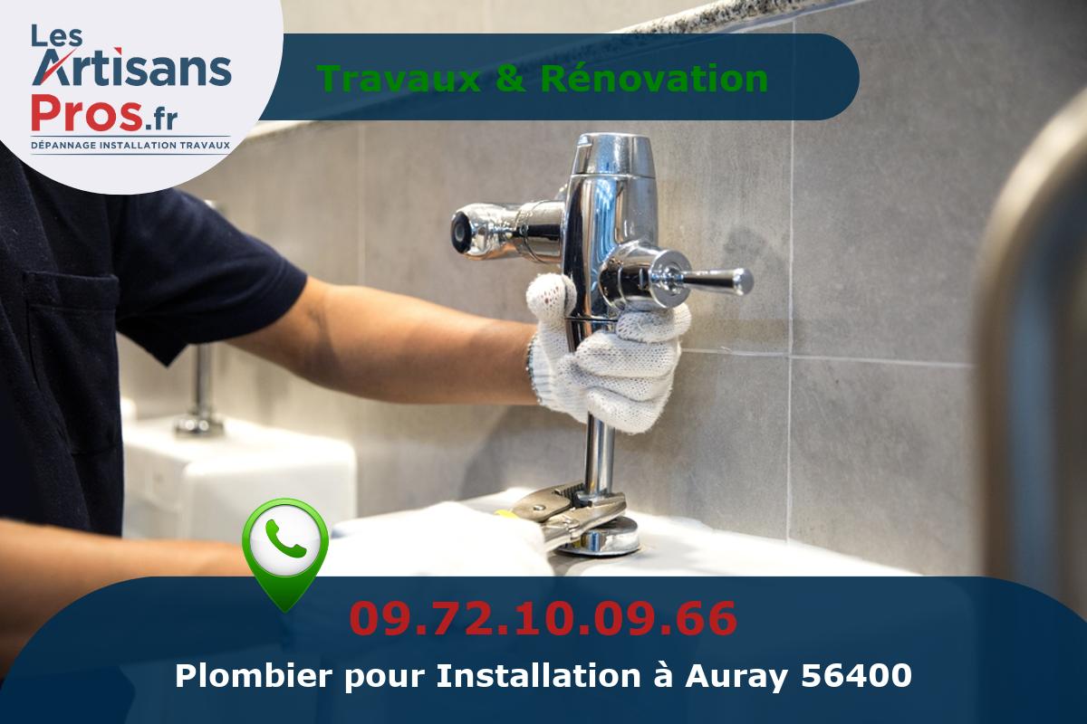 Installation de Plomberie Auray