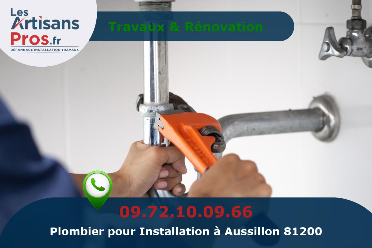 Installation de Plomberie Aussillon