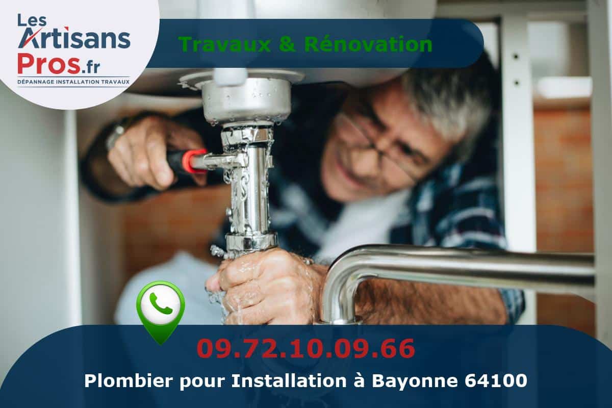 Installation de Plomberie Bayonne