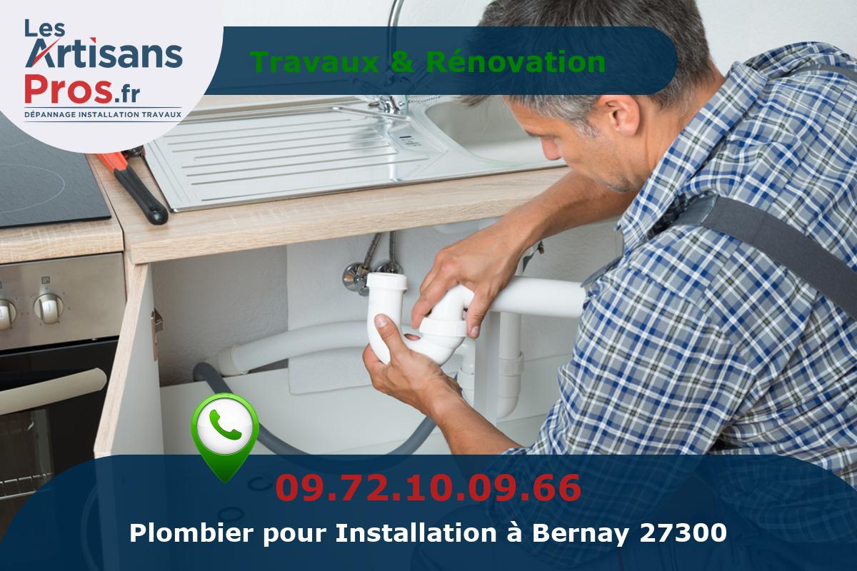 Installation de Plomberie Bernay