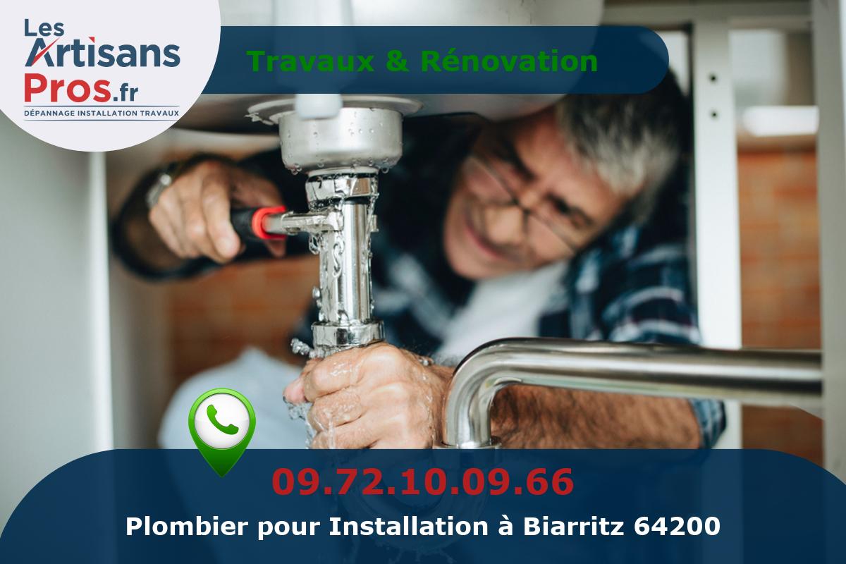 Installation de Plomberie Biarritz