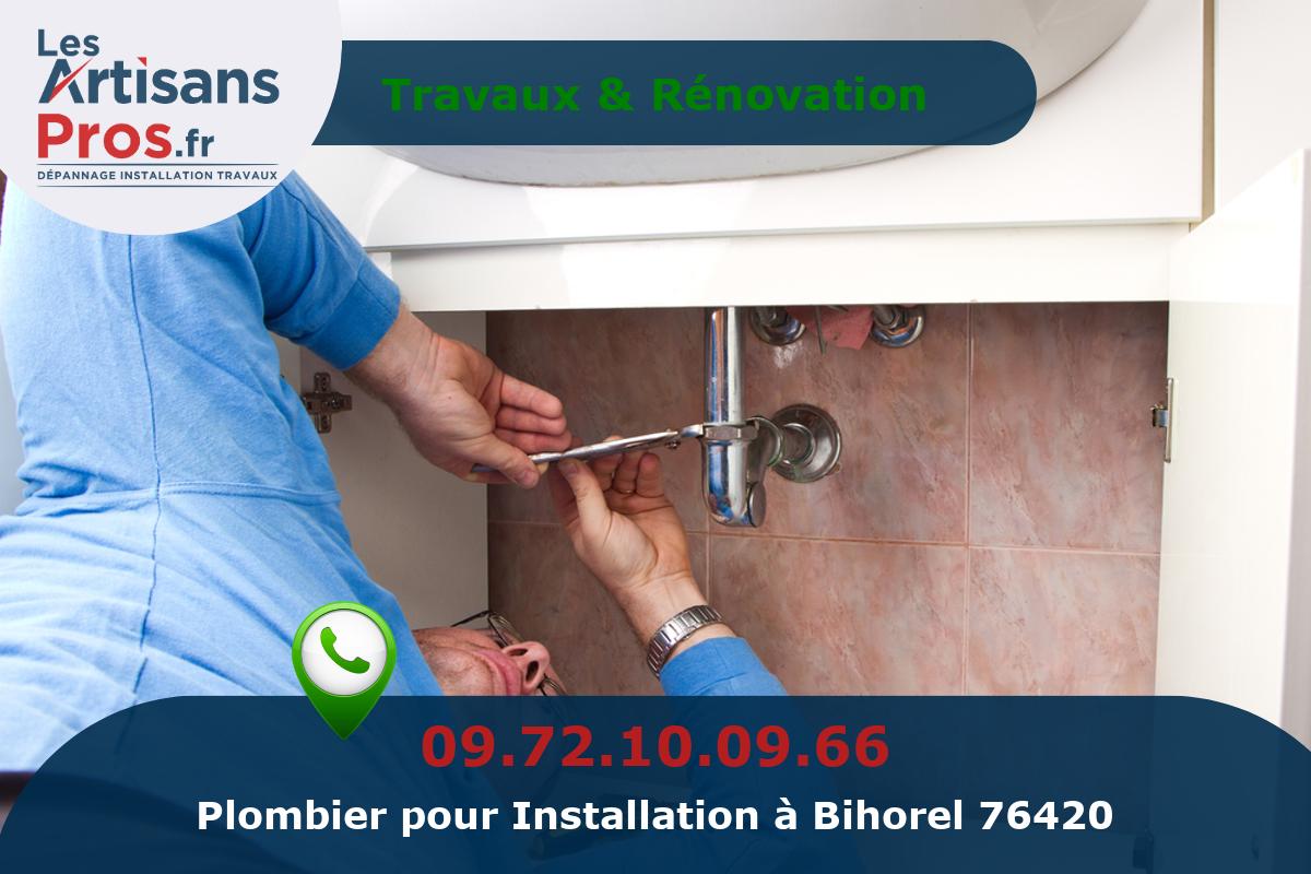 Installation de Plomberie Bihorel